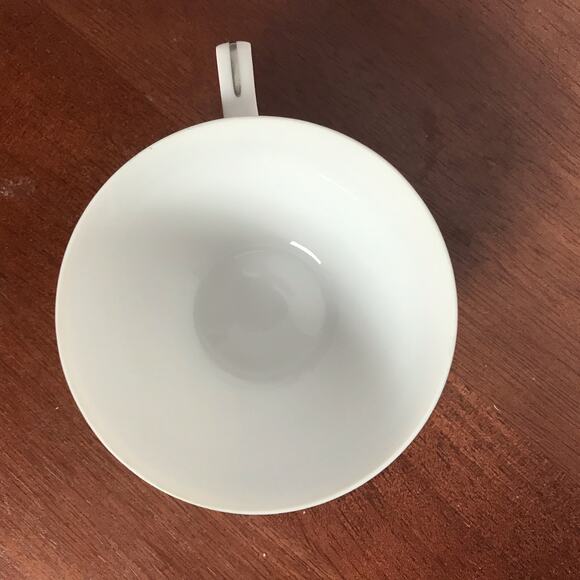 3/$20 VTG MS Platinum Wheat Bone China Japan White Tea Cup & Saucer Set For One - Picture 5 of 11